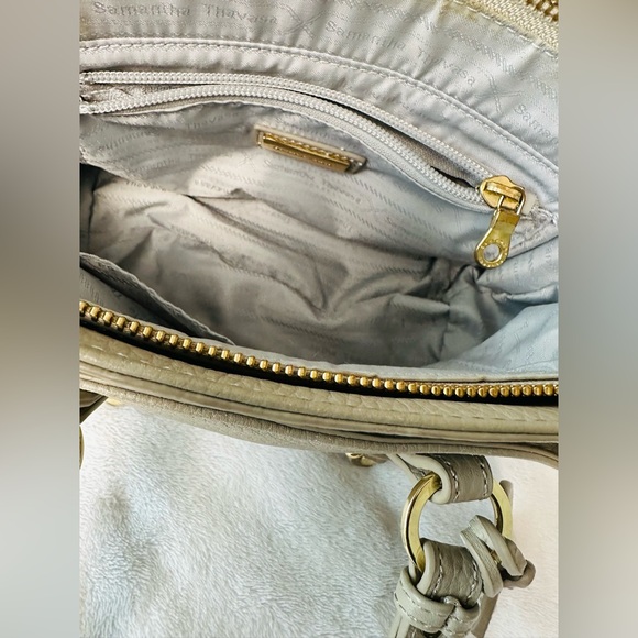 Samantha Thavasa Taupe Mini Satchel Handbag - Picture 8 of 12